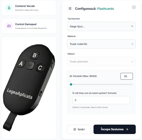 4.x. Configurare și utilizare Controller Bluetooth / Gamepad