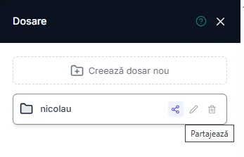 Cum gestionezi Dosarele? (Redenumire, Partajare, Ștergere)